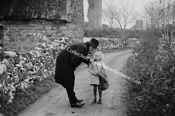 AT HAGS CASTLE FR.SHIEL WITH CHILDREN